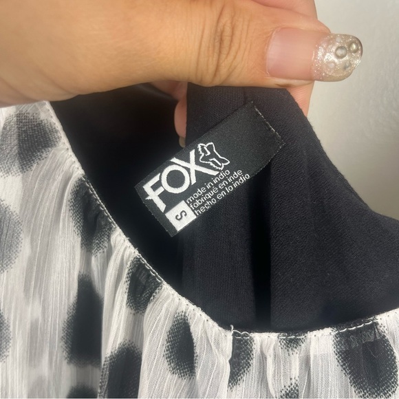 Fox Racing BodyCon Black & White Might Dress | Size S - Picture 5 of 9